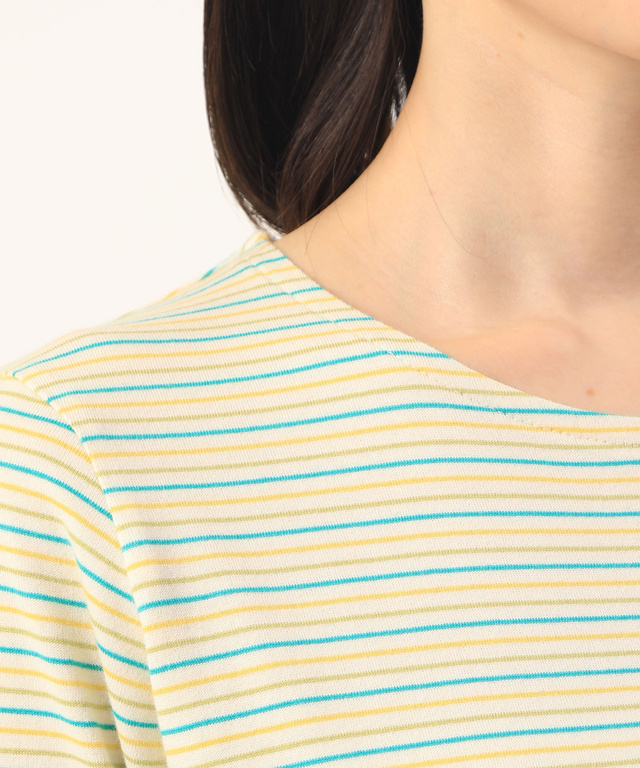ボーダークルーネックTシャツ