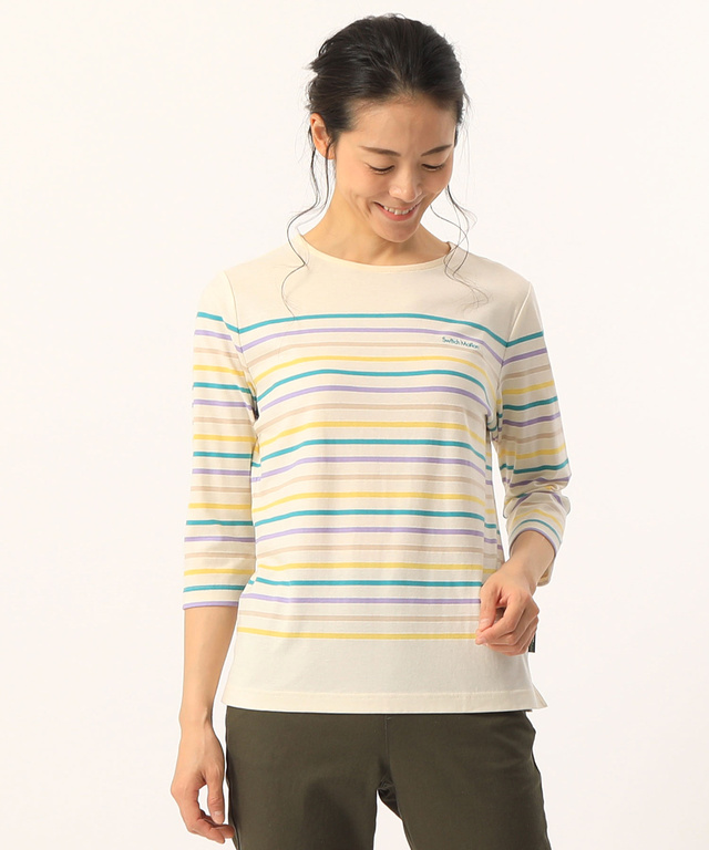 スノーコットンボーダーTシャツ