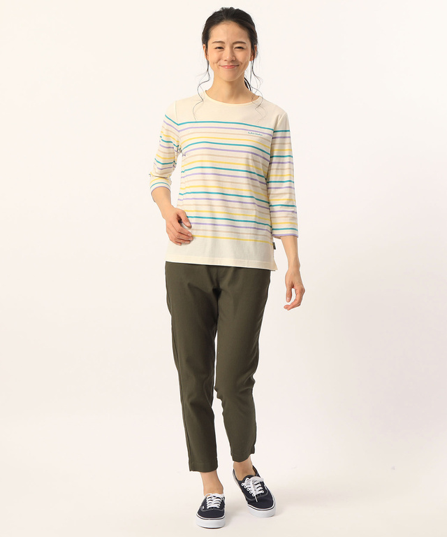 スノーコットンボーダーTシャツ