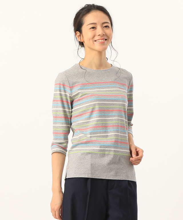 スノーコットンボーダーTシャツ