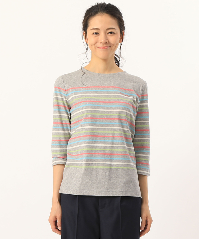 スノーコットンボーダーTシャツ