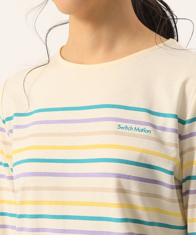スノーコットンボーダーTシャツ