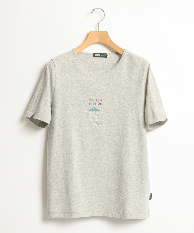エコモチーフプリントTシャツ