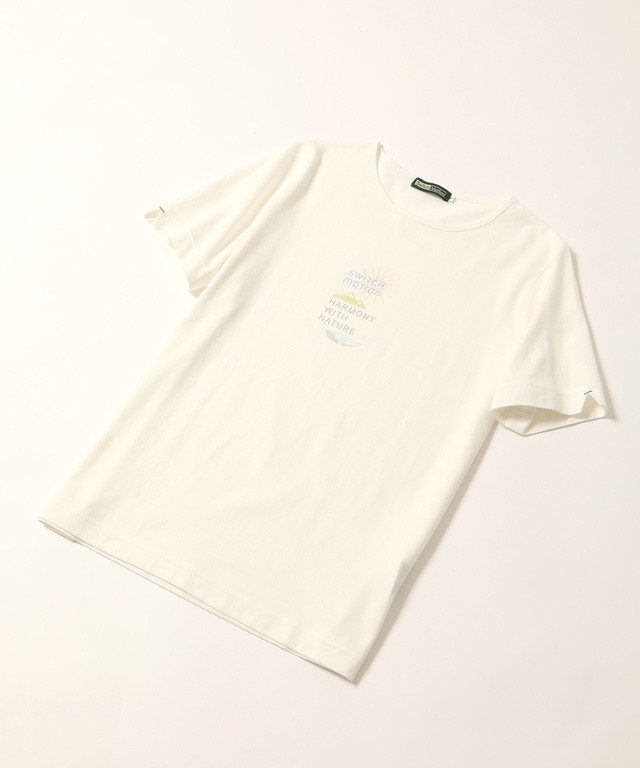 エコモチーフプリントTシャツ