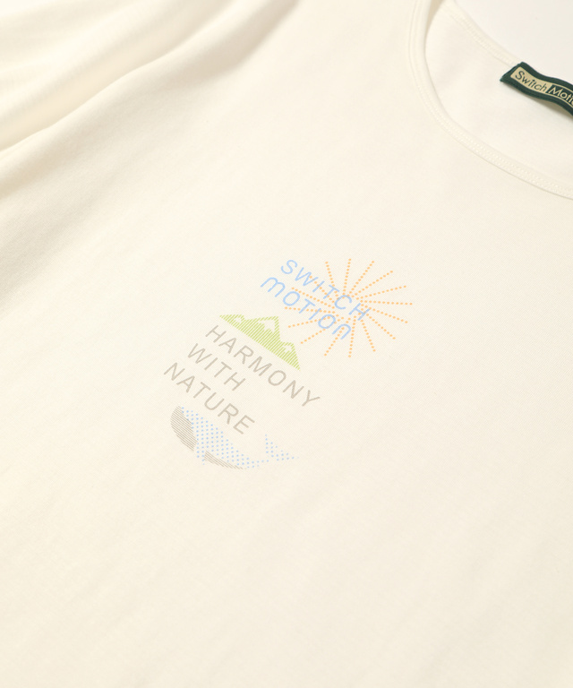 エコモチーフプリントTシャツ