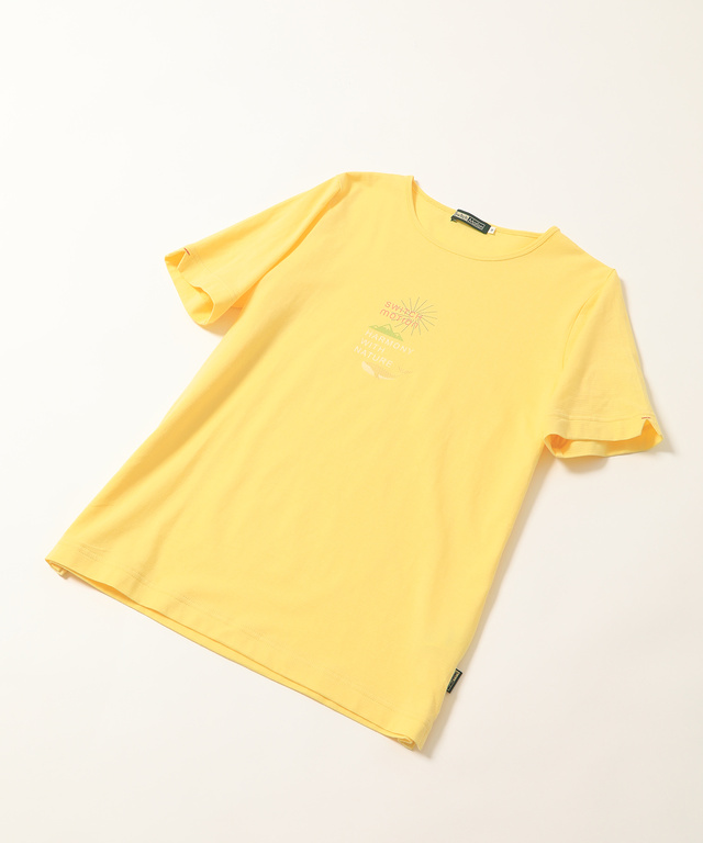 エコモチーフプリントTシャツ