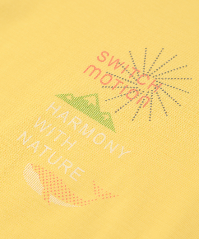エコモチーフプリントTシャツ