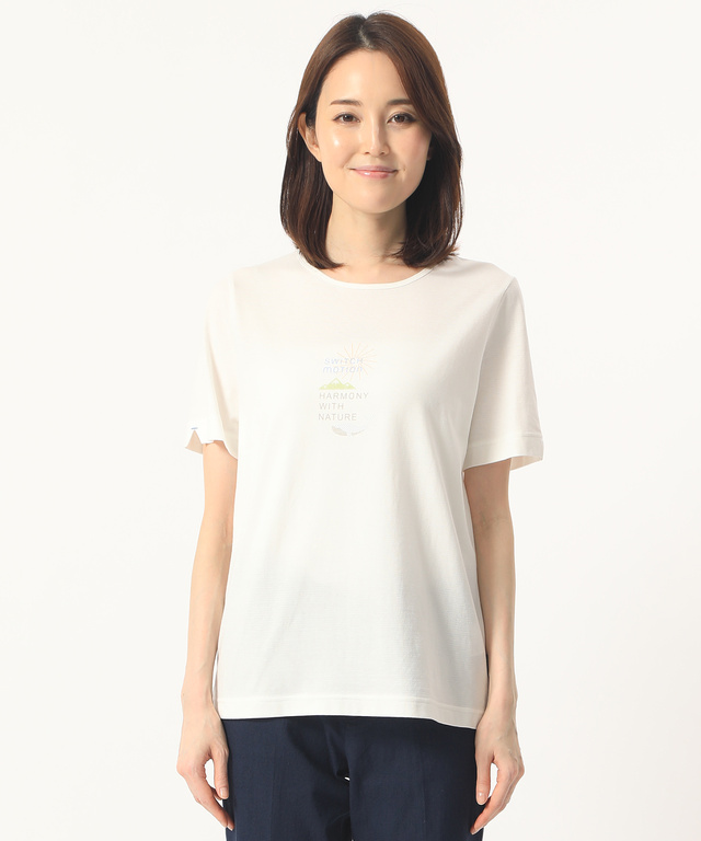エコモチーフプリントTシャツ