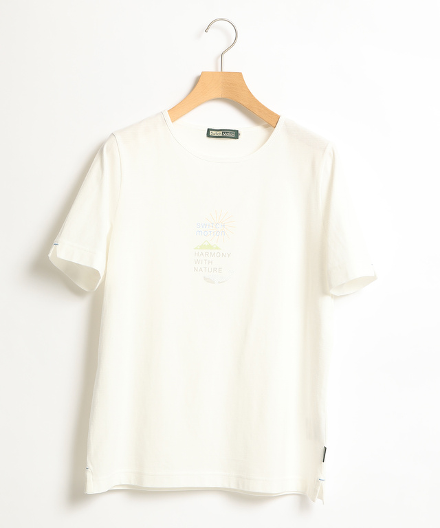 エコモチーフプリントTシャツ