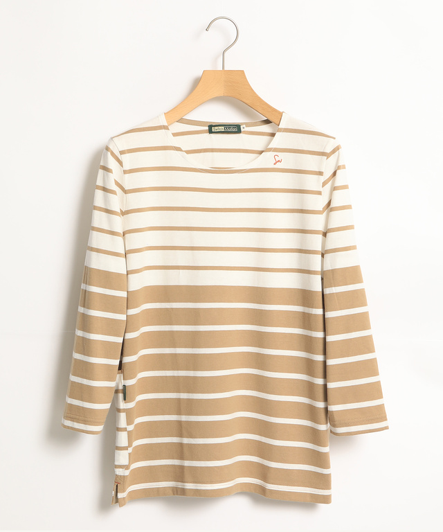 バイカラークルーネックTシャツ