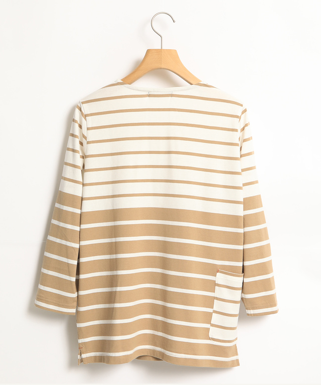 バイカラークルーネックTシャツ