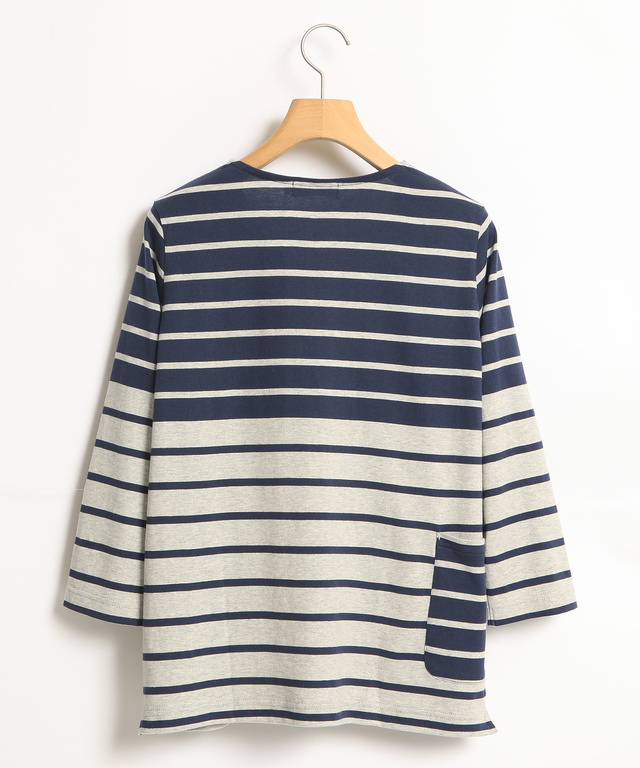 バイカラークルーネックTシャツ