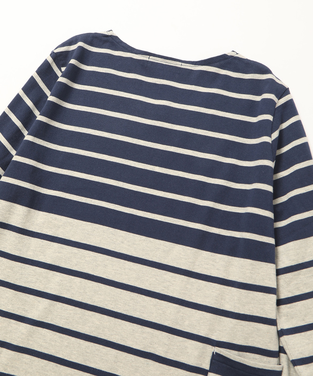 バイカラークルーネックTシャツ