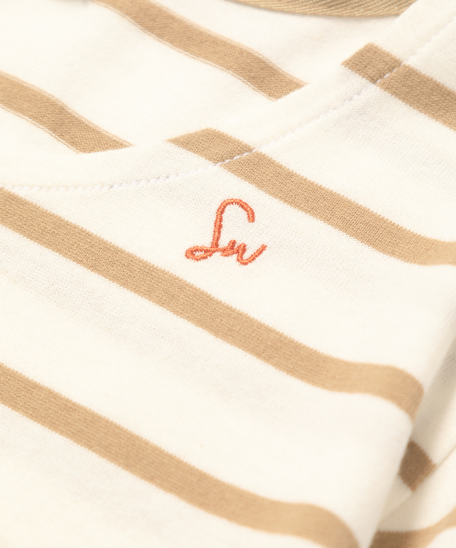 バイカラークルーネックTシャツ