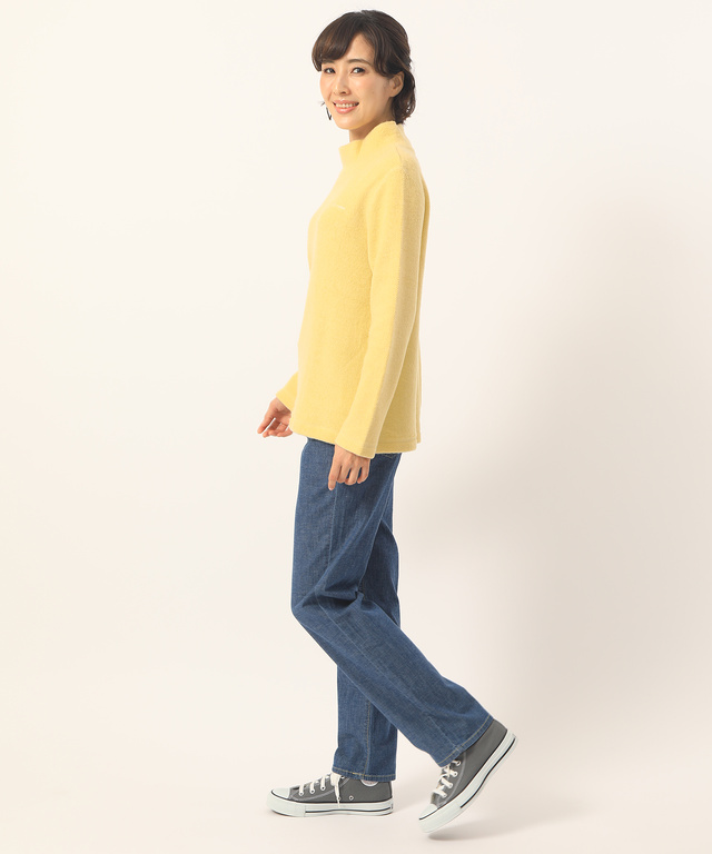 ニットライクハイネックプルオーバー
