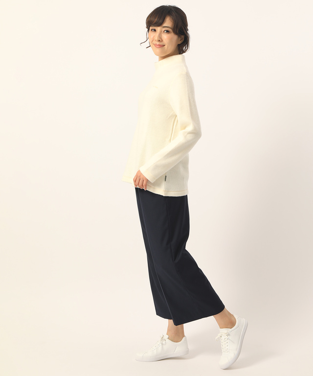 ニットライクハイネックプルオーバー