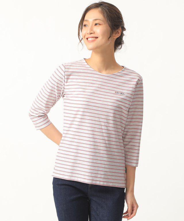 ツイルボーダーTシャツ