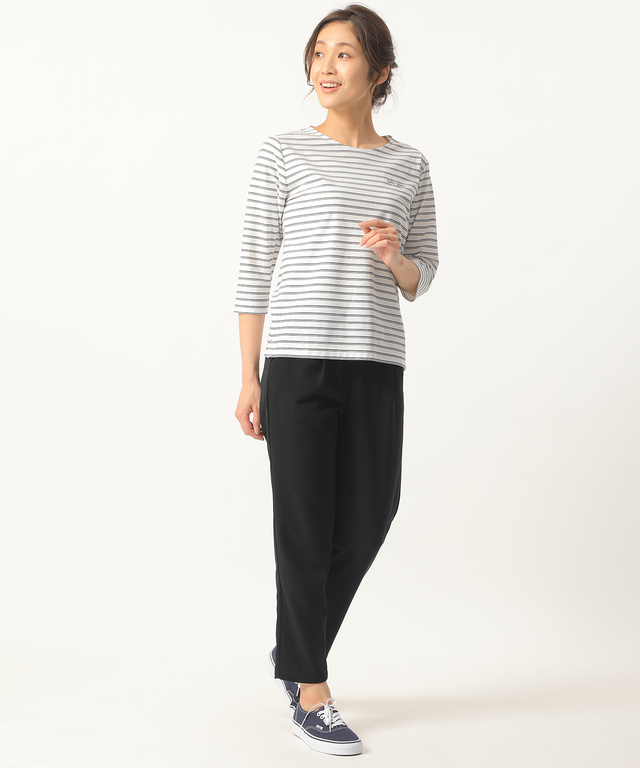 ツイルボーダーTシャツ