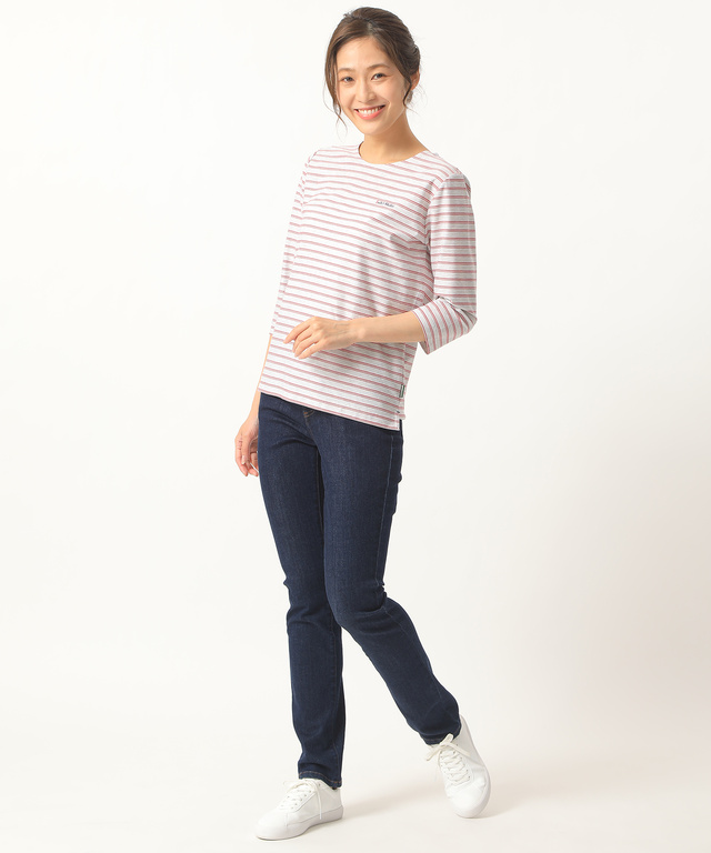 ツイルボーダーTシャツ