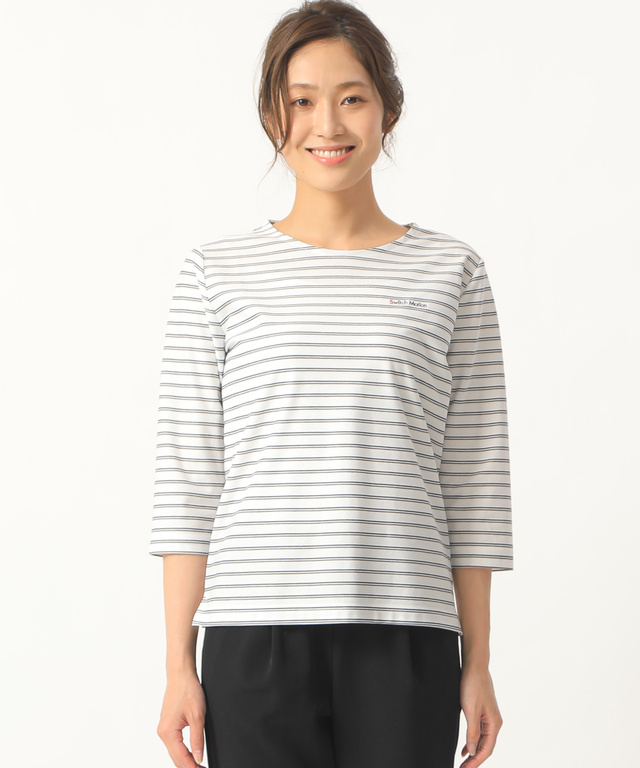 ツイルボーダーTシャツ