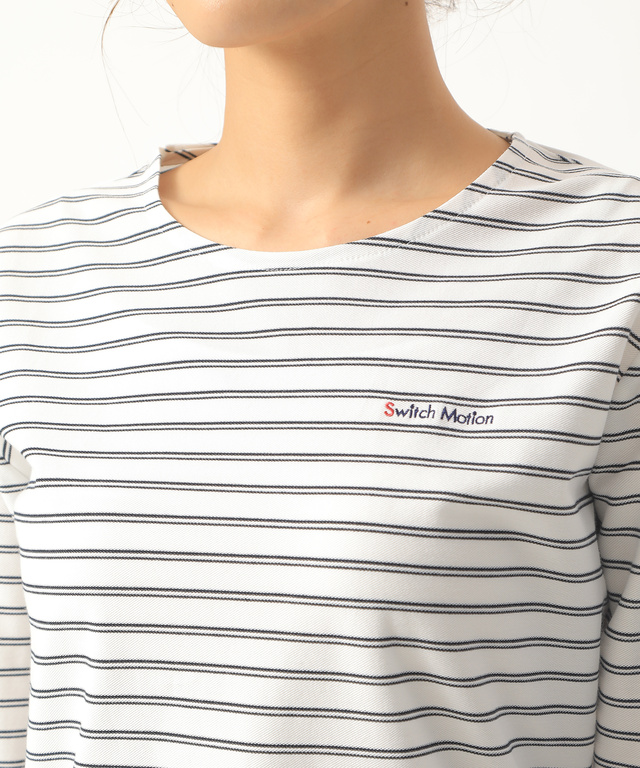 ツイルボーダーTシャツ