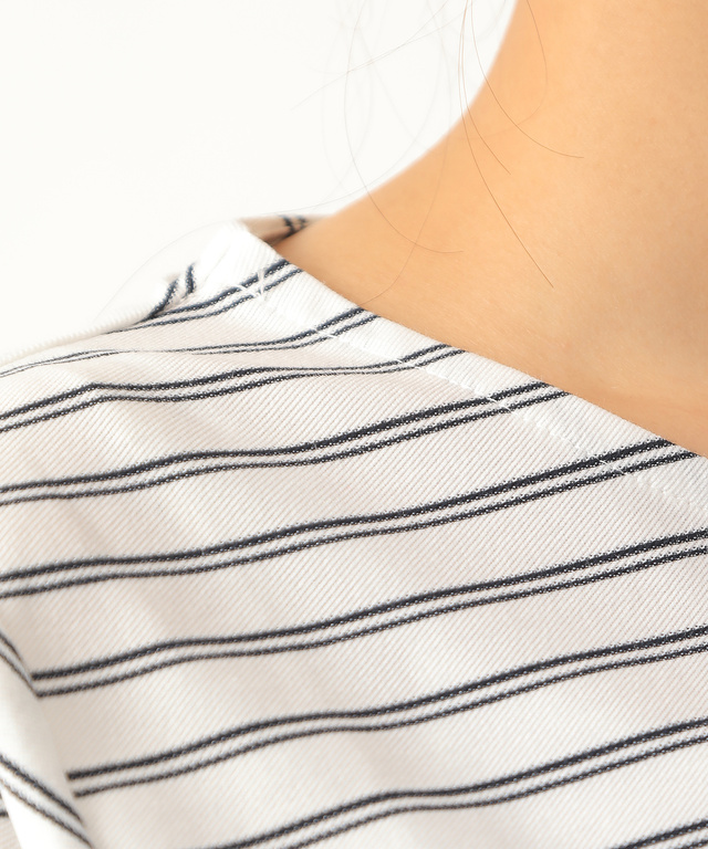 ツイルボーダーTシャツ
