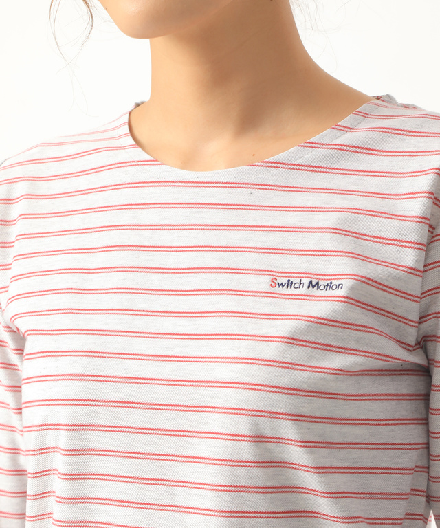 ツイルボーダーTシャツ