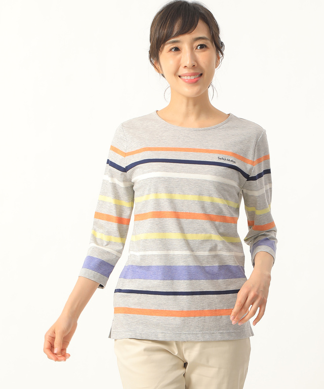 スノーコットンボーダーTシャツ
