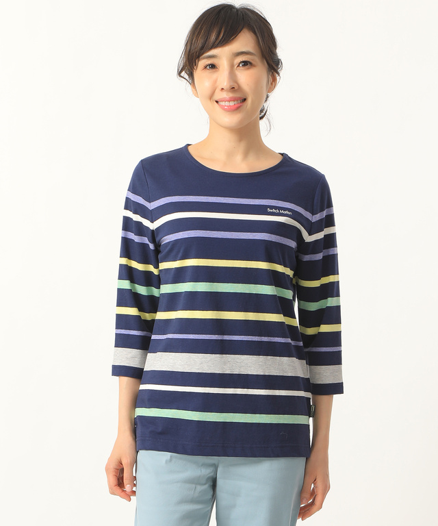 スノーコットンボーダーTシャツ