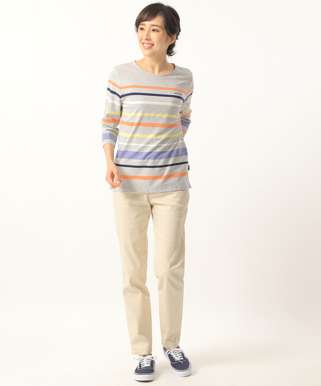 スノーコットンボーダーTシャツ