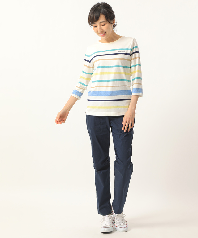 スノーコットンボーダーTシャツ