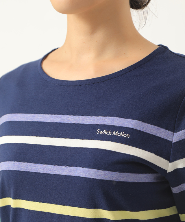 スノーコットンボーダーTシャツ