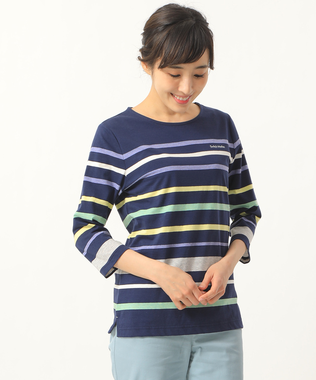 スノーコットンボーダーTシャツ