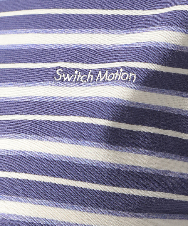 スノーコットンパネルボーダーTシャツ