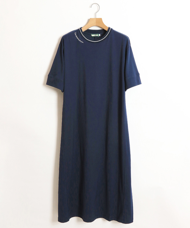 衿リブロゴラインワンピース【UV加工】