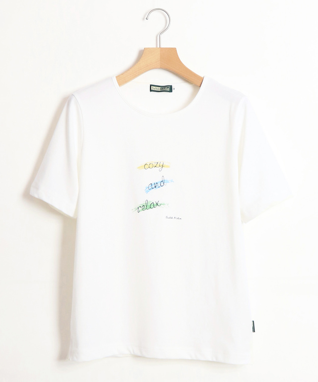 ペイント風プリントTシャツ【UV加工】