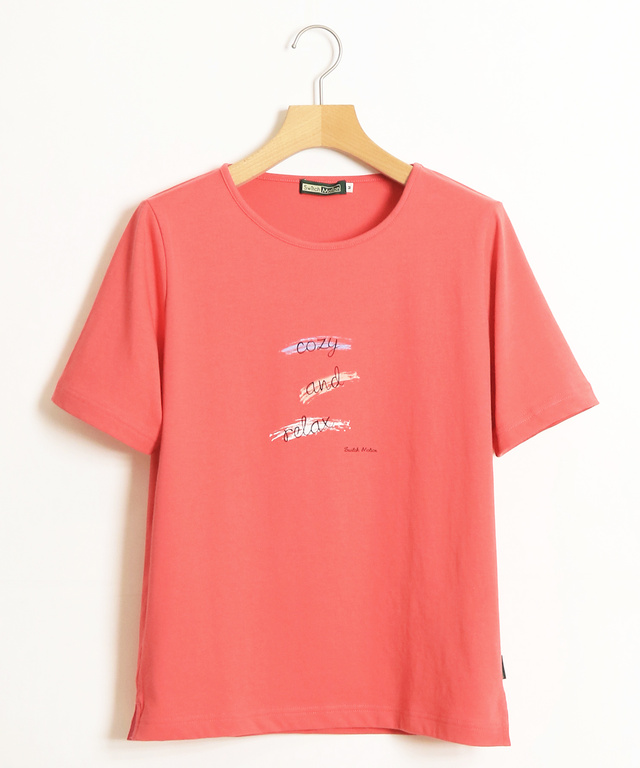 ペイント風プリントTシャツ【UV加工】