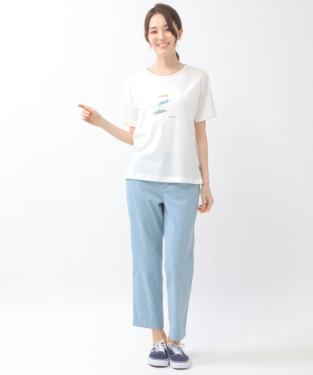 ペイント風プリントTシャツ【UV加工】