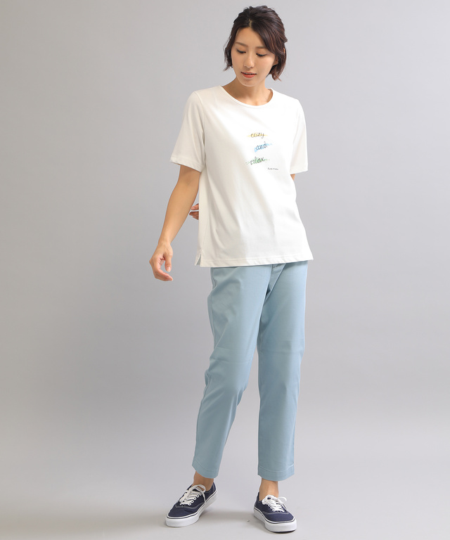 ペイント風プリントTシャツ【UV加工】