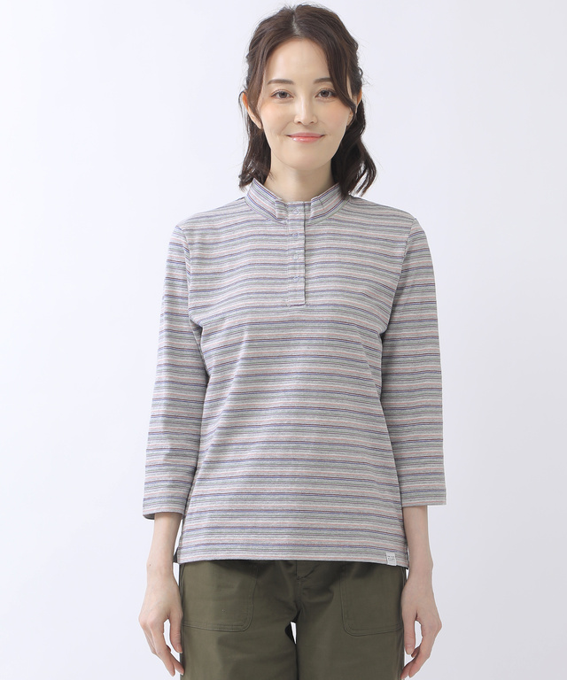 ハイネック ジャカード Tシャツ