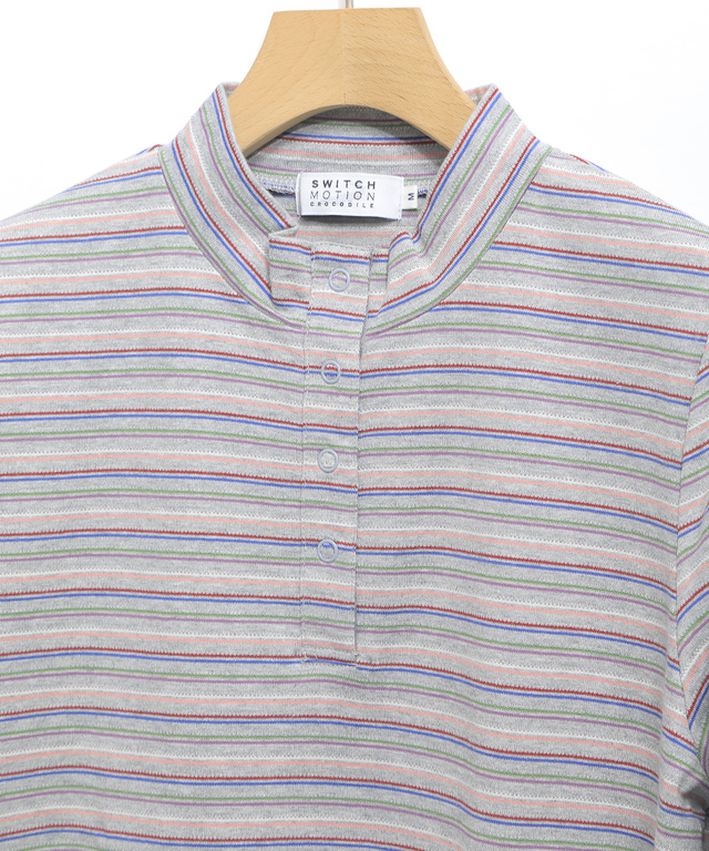 ハイネック ジャカード Tシャツ