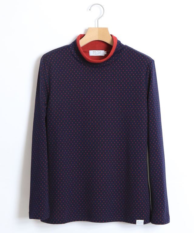 ドット ジャカード カットソー