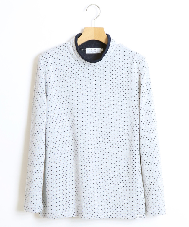 ドット ジャカード カットソー