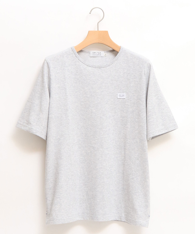 ワッペン クルーネック Tシャツ【吸汗速乾】