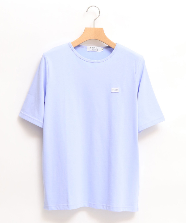 ワッペン クルーネック Tシャツ【吸汗速乾】