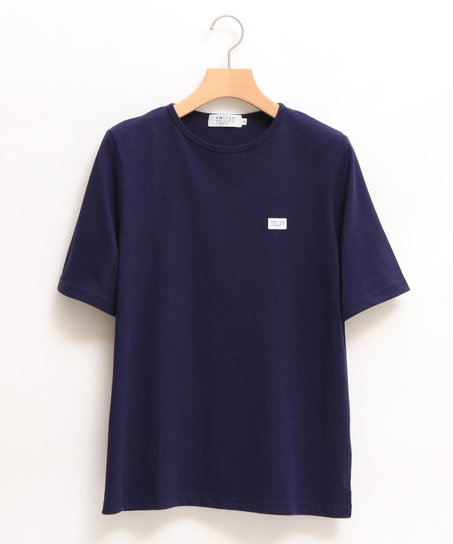 ワッペン クルーネック Tシャツ【吸汗速乾】