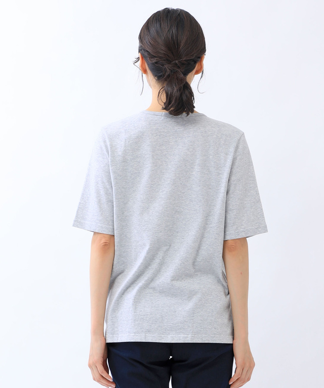 ワッペン クルーネック Tシャツ【吸汗速乾】