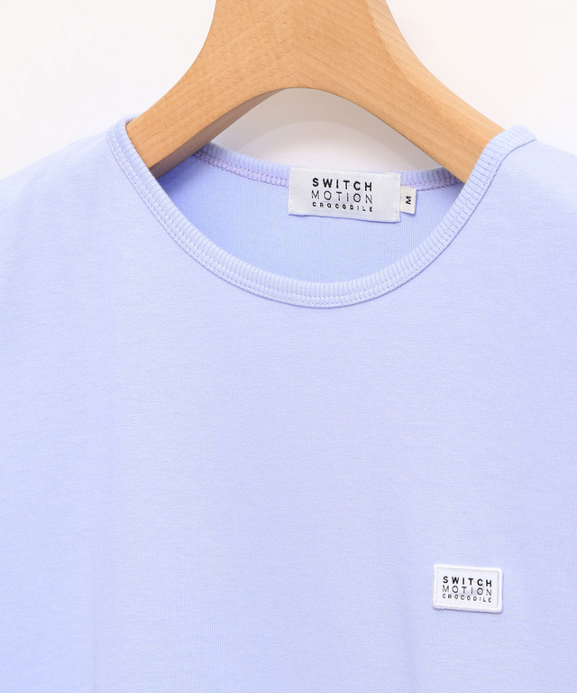 ワッペン クルーネック Tシャツ【吸汗速乾】