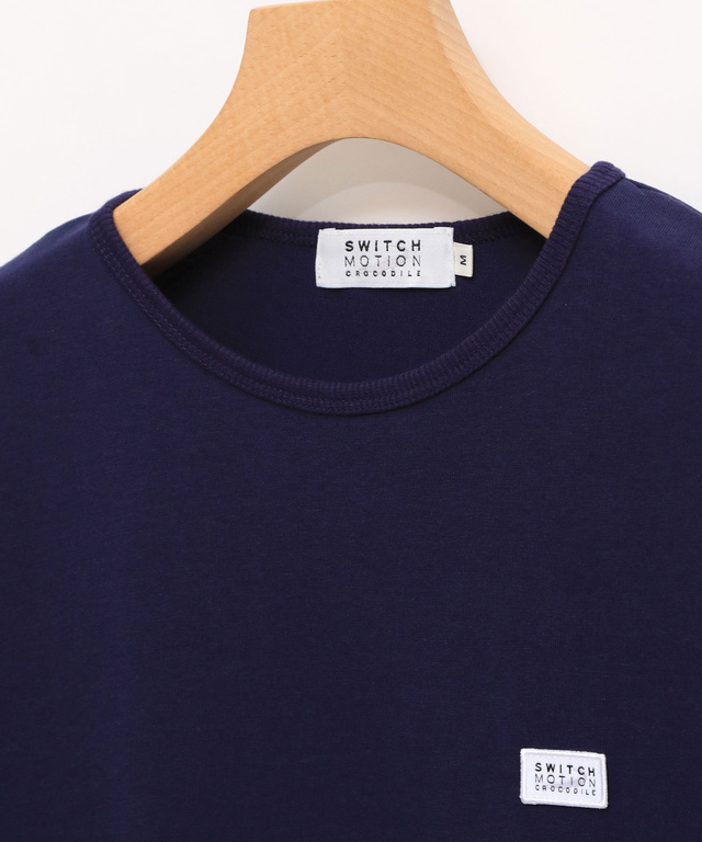 ワッペン クルーネック Tシャツ【吸汗速乾】