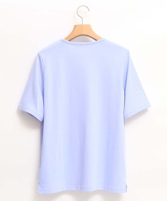 ワッペン クルーネック Tシャツ【吸汗速乾】